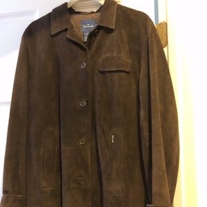 Brown Suede FACCONABLE Jacket